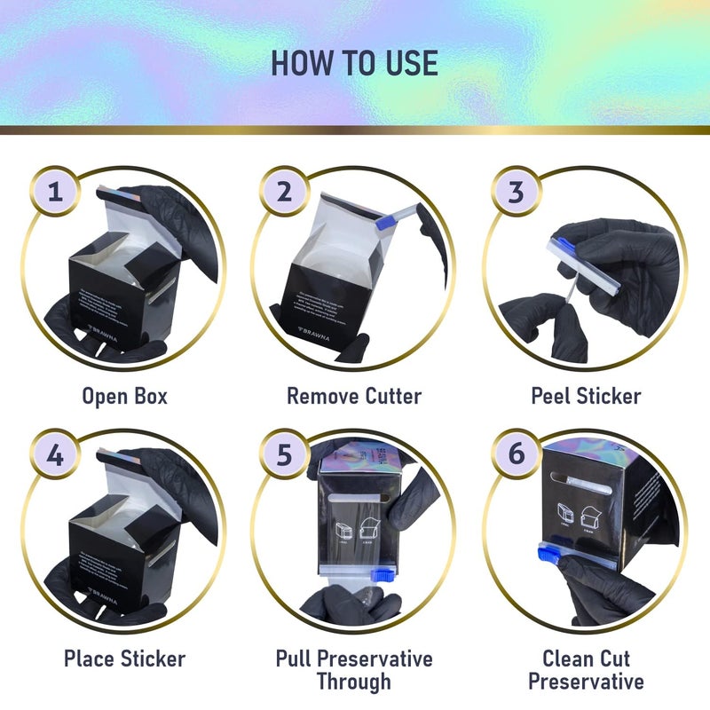 براونا - عبوتان - 2600 قدم [إجمالي 800 متر] غشاء حافظ - غلاف مايكروبليدينغ لتلوين الشفاه، ورفع الحواجب، ورفع الرموش - غلاف بلاستيكي ومستلزمات تجميل دائم - طقم مايكروبليدينغ - علبة وردية - Image 3